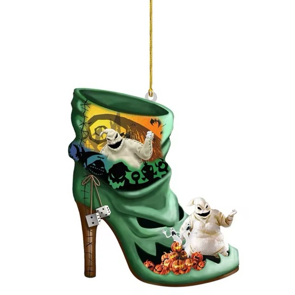 NWOT NBC Oogie boogie heel Christmas resin one sided ornament - Picture 1 of 1